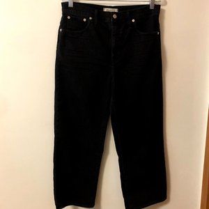 Madewell Slim Wide-Leg Jeans in Lunar Wash 30
